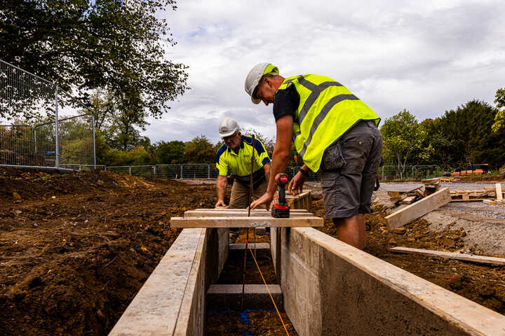 Lidl carpark project completed by N&G Groundworks